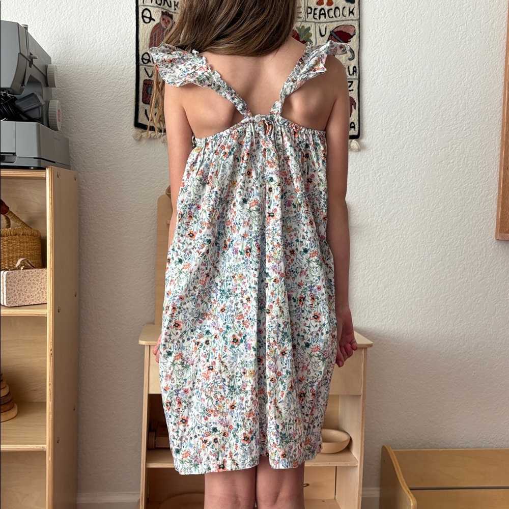 Bonton BONBON floral ruffle dress
